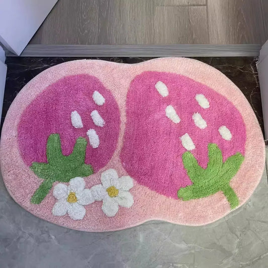 Tapis Cute Fraise